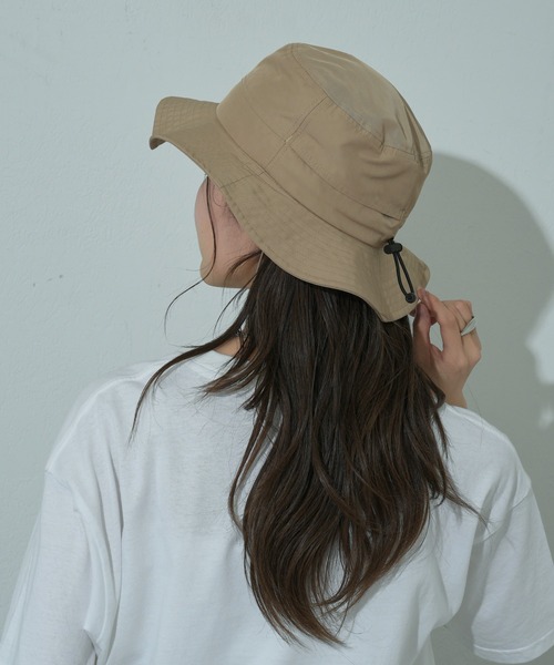 COLONY 2139(コロニートゥーワンスリーナイン)の「撥水アドベンチャーハット(ハット・レディース・ブラック/ベージュ・FREE)」の18枚目の写真