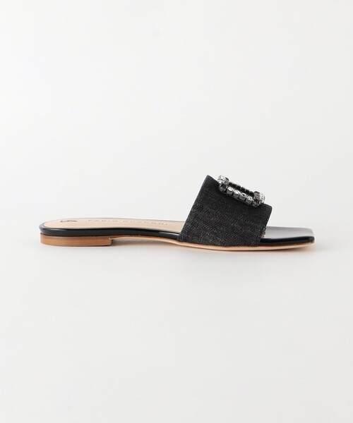 FABIO RUSCONI(ファビオルスコーニ)の「<FABIO RUSCONI>フラットサンダル<Select by EMMEL REFINES>(サンダル・レディース・ブラック・37/36/38)」の4枚目の写真