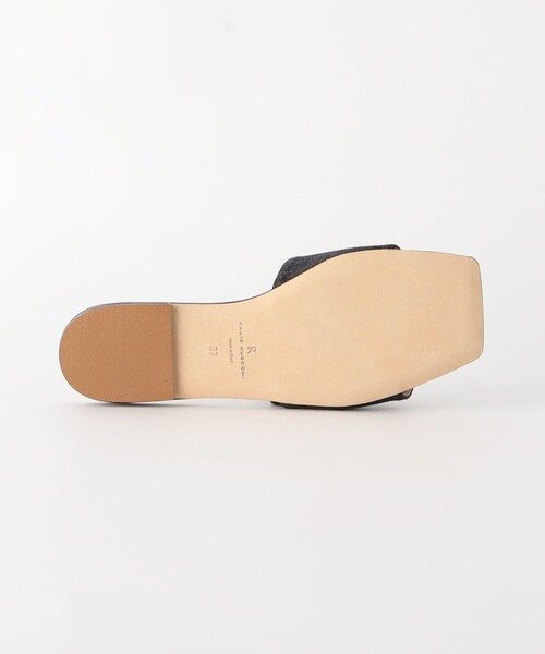 FABIO RUSCONI(ファビオルスコーニ)の「<FABIO RUSCONI>フラットサンダル<Select by EMMEL REFINES>(サンダル・レディース・ブラック・37/36/38)」の6枚目の写真