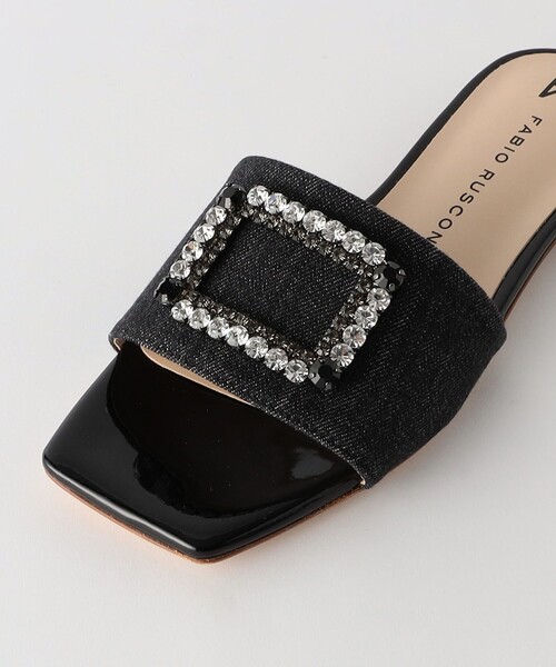 FABIO RUSCONI(ファビオルスコーニ)の「<FABIO RUSCONI>フラットサンダル<Select by EMMEL REFINES>(サンダル・レディース・ブラック・37/36/38)」の8枚目の写真