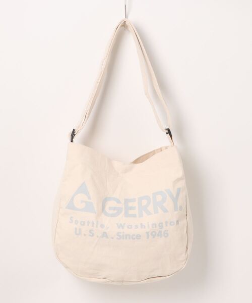 GERRY(ジェリー)の「GERRY / ニュースペーパーバッグ / R1993(ショルダーバッグ・レディース・アイボリー/ブラック・ONESIZE)」の1枚目の写真