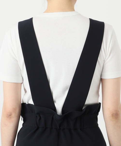 VERMEIL par iena（ヴェルメイユパーイエナ）の「TA二重織ストレッチサロペット（サロペット/オーバーオール・レディース・タン/ネイビー・36/38）」の22枚目の写真