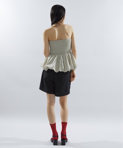 Aunt Marie's（アントマリーズ）の「タックバルーンビスチェ（チューブトップ・レディース・ベージュ/ホワイト/ブラック・FREE）」の14枚目の写真