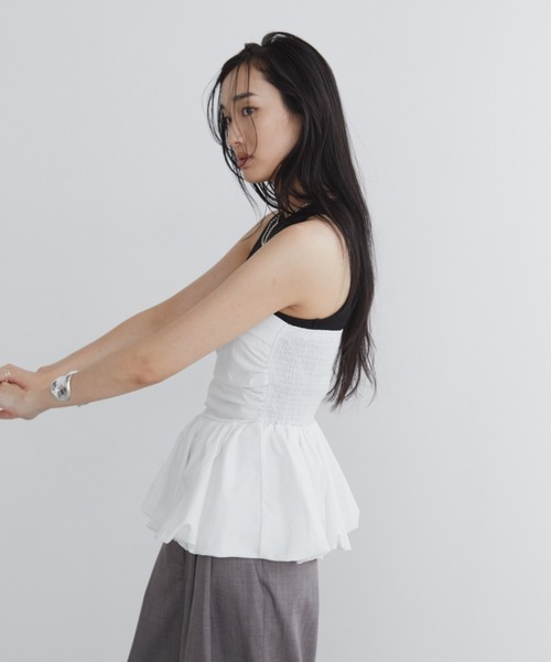 Aunt Marie's（アントマリーズ）の「タックバルーンビスチェ（チューブトップ・レディース・ベージュ/ホワイト/ブラック・FREE）」の21枚目の写真