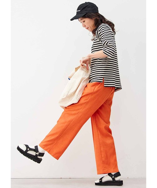 Live in comfort（リブインコンフォート）の「リブ　イン　コンフォート　何かと使える　やわらかワッフルボーダートップス（Tシャツ/カットソー・レディース・ホワイト系その他3/ホワイト系その他/ホワイト系その他2・MEDIUM/LARGE/X-LARGE/XX-LARGE/SMALL）」の11枚目の写真