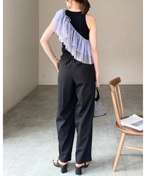 so.C.hu♡2wayバイカラーフリル&パールビスチェ1936 so.C.hu♡2wayバイカラーフリル&パールビスチェ - メルカリ