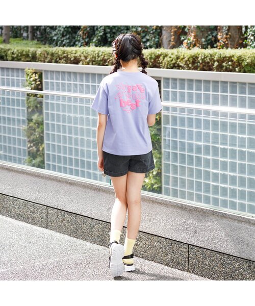 algy(アルジー)の「サガラシシュウデニムショーパン(デニムパンツ・キッズ・ブラック/サックスブルー/ブルー・MEDIUM/SMALL/XXX-SMALL/XX-SMALL/X-SMALL)」の11枚目の写真
