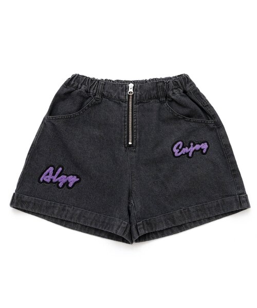 algy(アルジー)の「サガラシシュウデニムショーパン(デニムパンツ・キッズ・ブラック/サックスブルー/ブルー・MEDIUM/SMALL/XXX-SMALL/XX-SMALL/X-SMALL)」の15枚目の写真