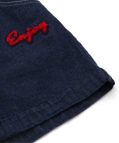 algy(アルジー)の「サガラシシュウデニムショーパン(デニムパンツ・キッズ・ブラック/サックスブルー/ブルー・MEDIUM/SMALL/XXX-SMALL/XX-SMALL/X-SMALL)」の8枚目の写真
