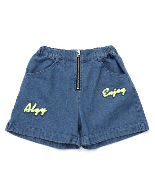 algy(アルジー)の「サガラシシュウデニムショーパン(デニムパンツ・キッズ・ブラック/サックスブルー/ブルー・MEDIUM/SMALL/XXX-SMALL/XX-SMALL/X-SMALL)」の10枚目の写真