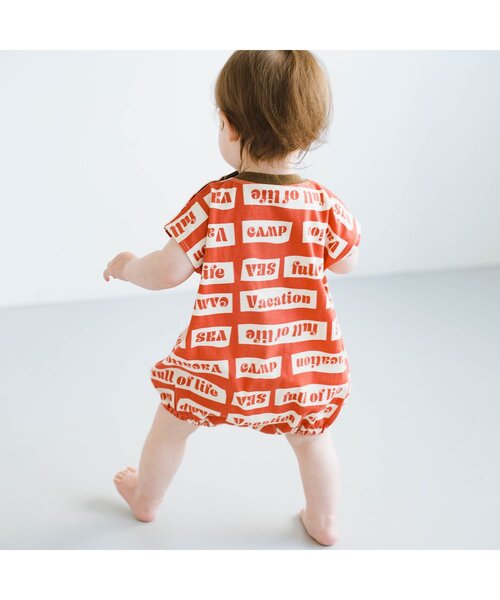 p.premier（ピードットプルミエ）の「イロチ買いしたい総柄バルーンロンパース（ロンパース・キッズ・アイボリー/ブルー/オレンジ/イエロー/レッド・60/70/80）」の15枚目の写真