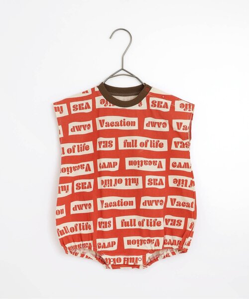 p.premier（ピードットプルミエ）の「イロチ買いしたい総柄バルーンロンパース（ロンパース・キッズ・アイボリー/ブルー/オレンジ/イエロー/レッド・60/70/80）」の9枚目の写真