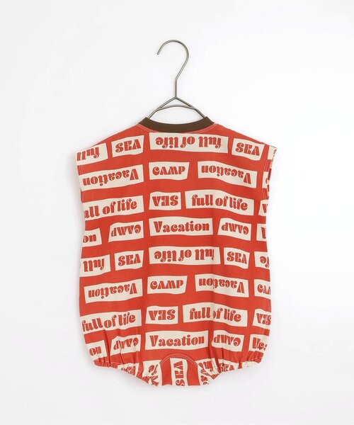 p.premier（ピードットプルミエ）の「イロチ買いしたい総柄バルーンロンパース（ロンパース・キッズ・アイボリー/ブルー/オレンジ/イエロー/レッド・60/70/80）」の6枚目の写真