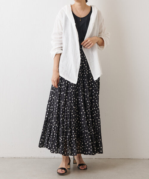 BEARDSLEY（ビアズリー）の「カヤパーカー（シャツ/ブラウス・レディース・ブラック/ホワイト・FREE）」の13枚目の写真