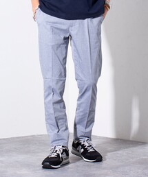 GLOSTER | 【GLOSTER/グロスター】綿麻 COOLMAX スリムフィットパンツ ツイルスラックス(スラックス)