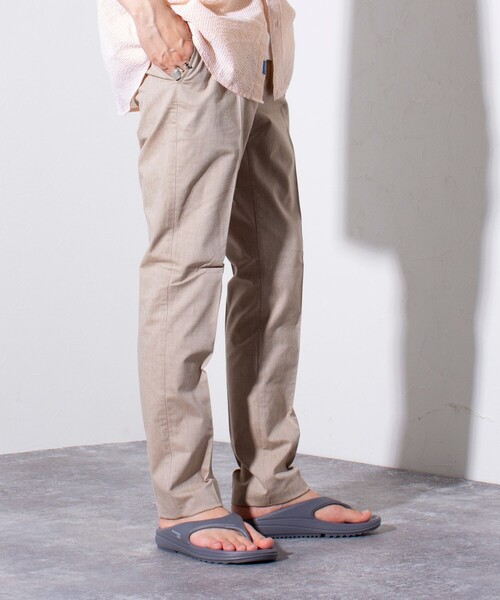 GLOSTER(グロスター)の「【GLOSTER/グロスター】綿麻 COOLMAX スリムフィットパンツ ツイルスラックス(スラックス・メンズ・グレイッシュブルー/ブルー/チャコールグレー/ベージュ・S/M/L/XL)」の15枚目の写真