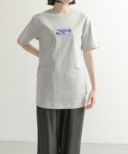 PUMA（プーマ）の「PUMA　HYDRATION グラフィックTシャツ（Tシャツ/カットソー・レディース・イエロー系その他/グレー系その他/ホワイト系その他・X-SMALL）」の6枚目の写真