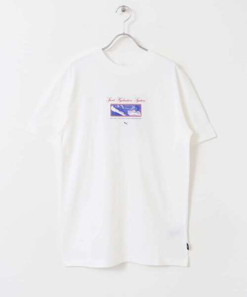 PUMA（プーマ）の「PUMA　HYDRATION グラフィックTシャツ（Tシャツ/カットソー・レディース・イエロー系その他/グレー系その他/ホワイト系その他・X-SMALL）」の11枚目の写真