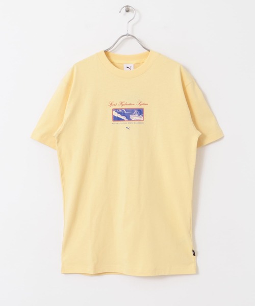 PUMA（プーマ）の「PUMA　HYDRATION グラフィックTシャツ（Tシャツ/カットソー・レディース・イエロー系その他/グレー系その他/ホワイト系その他・X-SMALL）」の13枚目の写真