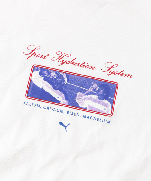 PUMA（プーマ）の「PUMA　HYDRATION グラフィックTシャツ（Tシャツ/カットソー・レディース・イエロー系その他/グレー系その他/ホワイト系その他・X-SMALL）」の19枚目の写真