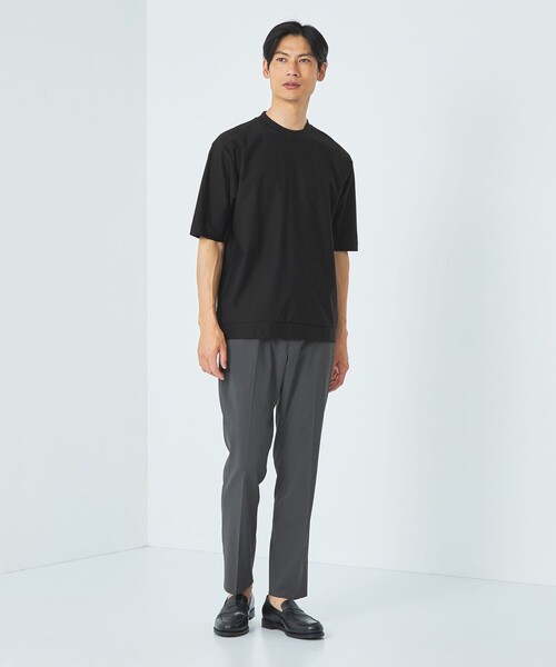 green label relaxing（グリーンレーベルリラクシング）の「ミラノビズ クルーネック Tシャツ（Tシャツ/カットソー・メンズ・ライトグレー/ブラック/ライトブルー・L/S/XL/M）」の11枚目の写真