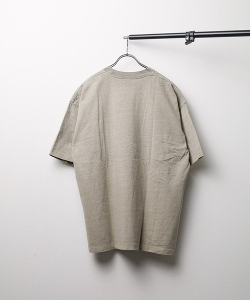 NO WAY(ノーウェイ)の「/ピグメント加工/ヴィンテージライクTシャツ(Tシャツ/カットソー・メンズ・ベージュ/スミクロ/ブルー系2/ブルー系1・MEDIUM/LARGE)」の6枚目の写真