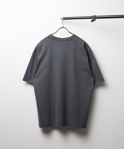 NO WAY(ノーウェイ)の「/ピグメント加工/ヴィンテージライクTシャツ(Tシャツ/カットソー・メンズ・ベージュ/スミクロ/ブルー系2/ブルー系1・MEDIUM/LARGE)」の8枚目の写真