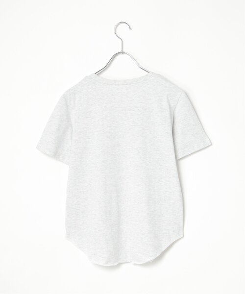 VENCEEXCHANGE(ヴァンスエクスチェンジ)の「オーガンジーハートTシャツ(Tシャツ/カットソー・レディース・ライトグレー/オフホワイト/チャコールグレー・FREE)」の22枚目の写真
