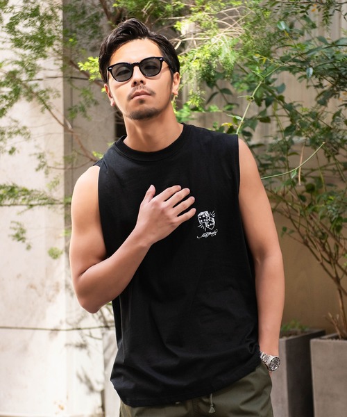 Ed Hardy(エドハーディー)の「『ED HARDY/エドハーディー』ノースリーブTシャツ(Tシャツ/カットソー・メンズ・B/A・LL/L/M)」の8枚目の写真