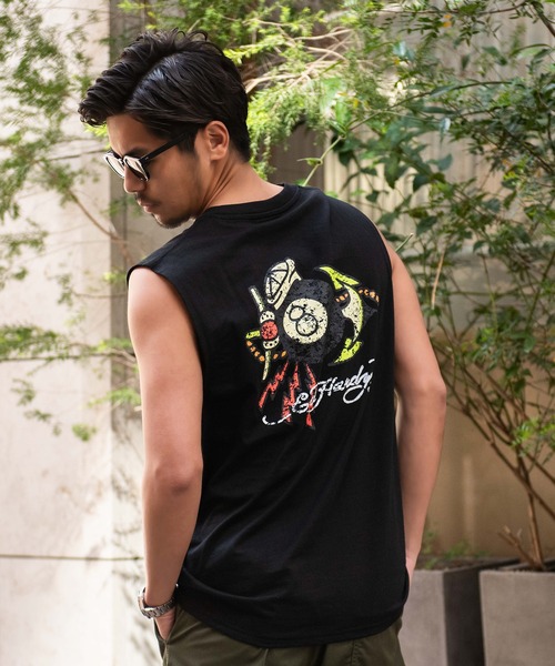 Ed Hardy(エドハーディー)の「『ED HARDY/エドハーディー』ノースリーブTシャツ(Tシャツ/カットソー・メンズ・B/A・LL/L/M)」の10枚目の写真