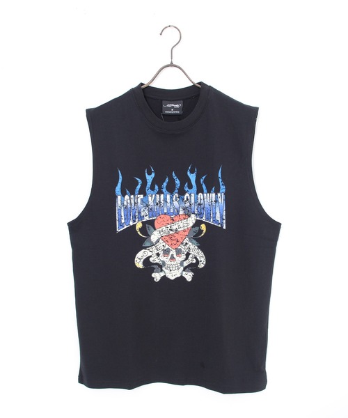 Ed Hardy(エドハーディー)の「『ED HARDY/エドハーディー』ノースリーブTシャツ(Tシャツ/カットソー・メンズ・B/A・LL/L/M)」の14枚目の写真