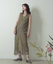 kana パーティー ドレス グリーン カーキ グリーン 結婚式 お呼ばれ ドレス カナ kana パーティドレス