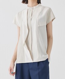 UNITED TOKYO | オーガンデコアシメブラウス-ウォッシャブル/防シワ-(シャツ/ブラウス)
