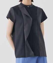 UNITED TOKYO | オーガンデコアシメブラウス-ウォッシャブル/防シワ-(シャツ/ブラウス)