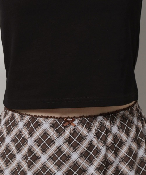 3.3 Field Trip （3.3フィールドトリップ）の「3.3 Field Trip／ボタンツキシャツタンク（タンクトップ・レディース・アイボリー/ブラック・FREE）」の21枚目の写真