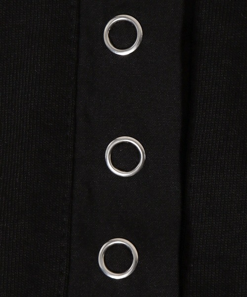 3.3 Field Trip （3.3フィールドトリップ）の「3.3 Field Trip／ボタンツキシャツタンク（タンクトップ・レディース・アイボリー/ブラック・FREE）」の22枚目の写真