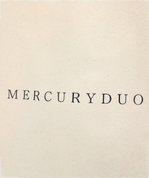 MERCURYDUO(マーキュリーデュオ)の「【MERCURYDUO/マーキュリーデュオ 】 別注カラーあり カードケース付 キャンバストートバッグ(トートバッグ・レディース・ラベンダー/ピンク/ネイビー/ブラック/ミント/ブルーグレー/ブラック×ホワイト/キャメル/ブラック系その他/パープル・FREE)」の18枚目の写真