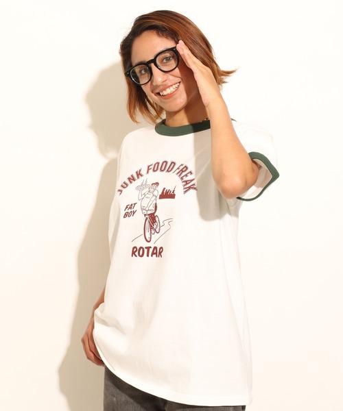 ROTAR(ローター)の「J&F DELIVERY Ringer Tee(Tシャツ/カットソー・メンズ・ホワイト系その他/グレー系その他・MEDIUM/SMALL/X-LARGE/LARGE)」の1枚目の写真