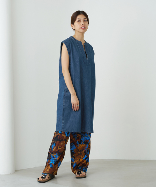 IENA（イエナ）の「デニムスキッパーミニワンピース（ワンピース