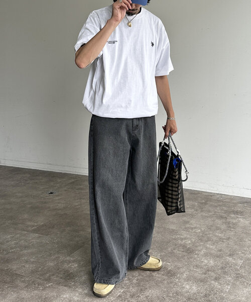 CPCM(シーピーシーエム)の「バギーデニムパンツ(デニムパンツ・メンズ・ブラック/インディゴブルー/ブルー・SMALL/MEDIUM/LARGE)」の7枚目の写真