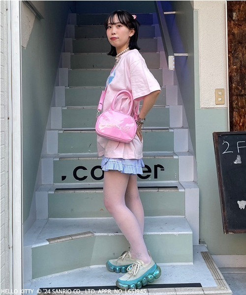 Candy Stripper(キャンディストリッパー)の「【HELLO KITTY×Candy Stripper】GIRLS ALWAYS WANT TO DREAM Tシャツ(Tシャツ/カットソー・レディース・ライトピンク/ブラック/オフホワイト・2)」の22枚目の写真
