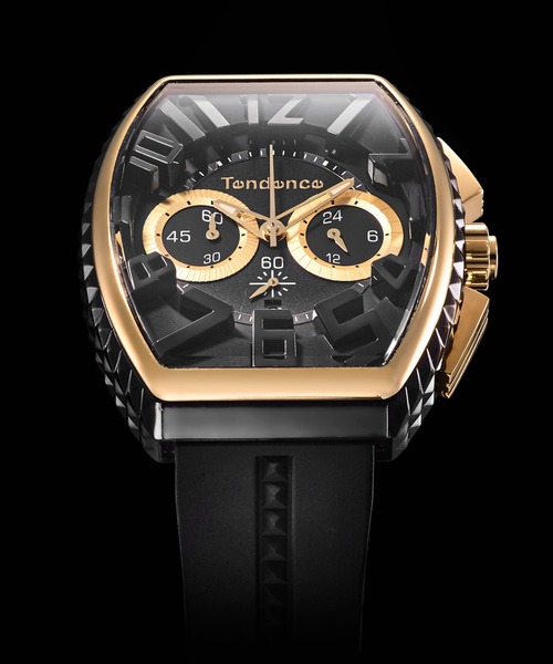 Tendence(テンデンス)の「TENDENCE/テンデンス PIRAMIDE 腕時計 TDC-TY860005K メンズ(アナログ腕時計・メンズ・ブラック・FREE)」の2枚目の写真