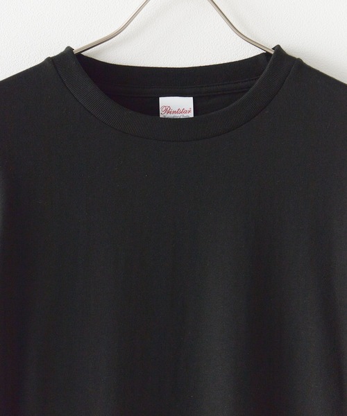 Printstar（プリントスター）の「5.6oz リラックスベーシックT クルーネック オーバーサイズ コットン カットソーL/S Tシャツ カラーバリエーション豊富（Tシャツ/カットソー・メンズ・ホワイト/バーガンディー/ネイビー/パープル/杢グレー/ブラック/アーミー・S/M/L/XL）」の10枚目の写真