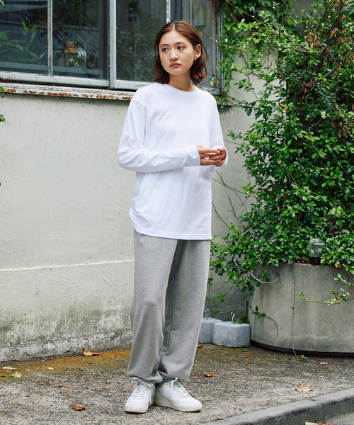 Printstar（プリントスター）の「5.6oz リラックスベーシックT クルーネック オーバーサイズ コットン カットソーL/S Tシャツ カラーバリエーション豊富（Tシャツ/カットソー・メンズ・ホワイト/バーガンディー/ネイビー/パープル/杢グレー/ブラック/アーミー・S/M/L/XL）」の18枚目の写真