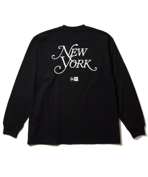 セール】【NEW ERA】LS OS CT TEE BACK NEWYORK MAGAZINE LOGO