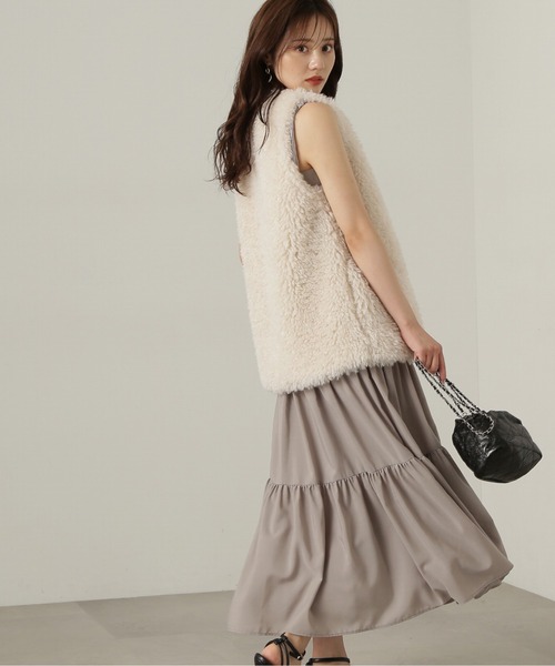 PROPORTION BODY DRESSING（プロポーションボディドレッシング）の「フェイクファージレ / 1214250503（テーラードジャケット・レディース・ホワイト系その他/ブラウン・FREE）」の3枚目の写真