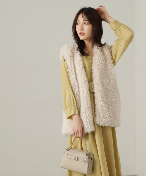 PROPORTION BODY DRESSING（プロポーションボディドレッシング）の「フェイクファージレ / 1214250503（テーラードジャケット・レディース・ホワイト系その他/ブラウン・FREE）」の15枚目の写真