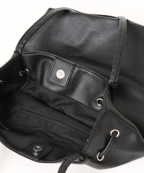 notch.(ノッチ)の「リボントートバッグ(トートバッグ・レディース・シルバー系/ブラック/チャコールグレー・ONESIZE)」の5枚目の写真