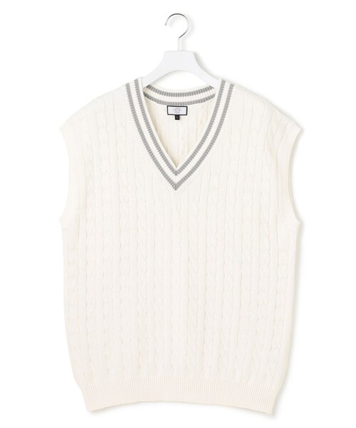 ☆美品☆AMERI チルデンニットベスト&シャツ2点セット UNISEX】チルデンニット ベスト（ベスト）｜J.PRESS YORK STREET