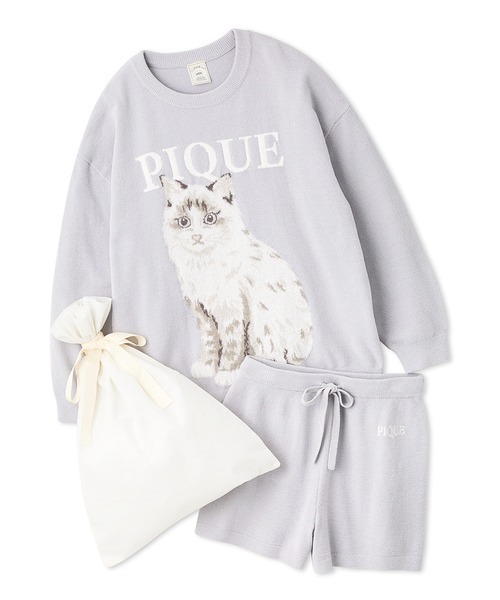 gelato pique（ジェラートピケ）の「【ラッピング済み】CAT ジャガード